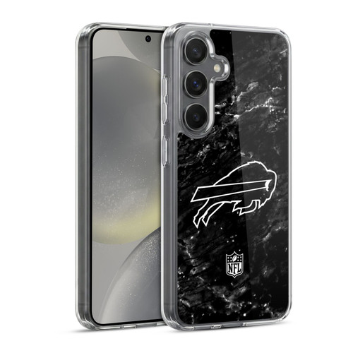 NFL Buffalo Bills Artwork Marble Soft Gel Case for Samsung Galaxy S24 5G