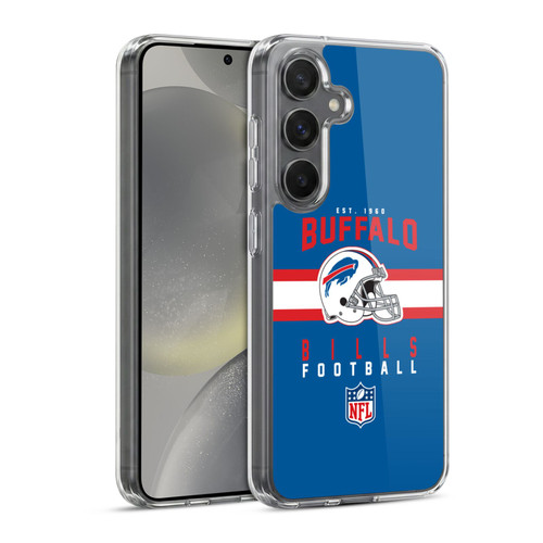 NFL Buffalo Bills Graphics Helmet Typography Soft Gel Case for Samsung Galaxy S24 5G & MagSafe