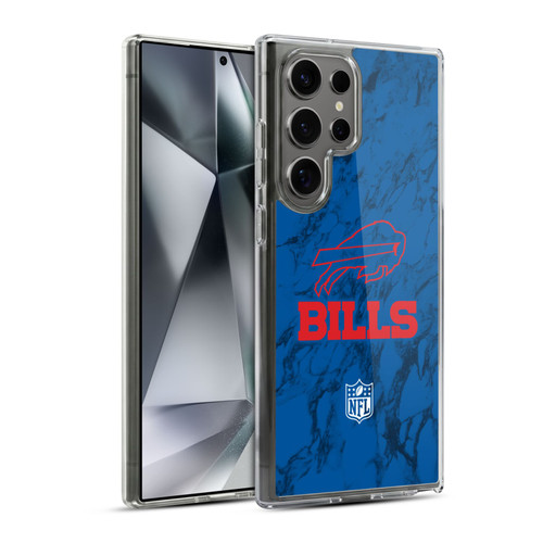 NFL Buffalo Bills Graphics Coloured Marble Soft Gel Case for Samsung Galaxy S24 Ultra 5G & MagSafe