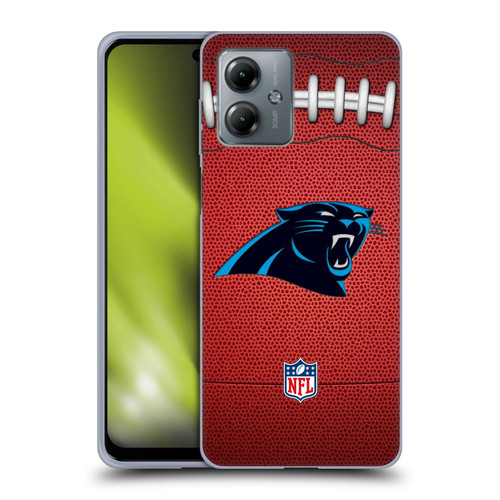 NFL Carolina Panthers Graphics Football Soft Gel Case for Motorola Moto G14