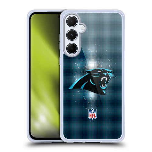 NFL Carolina Panthers Artwork LED Soft Gel Case for Samsung Galaxy A55 5G