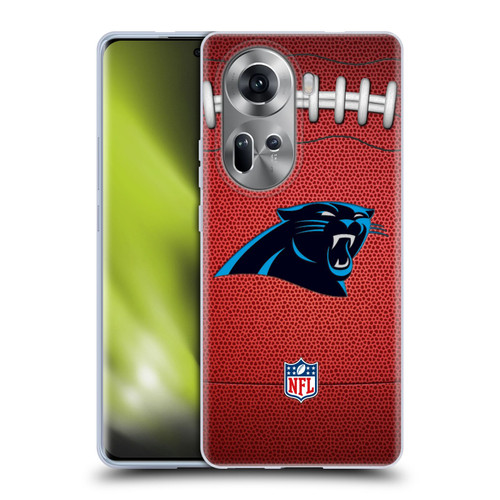NFL Carolina Panthers Graphics Football Soft Gel Case for OPPO Reno11