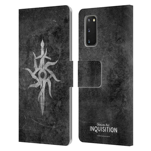 EA Bioware Dragon Age Inquisition Graphics Distressed Symbol Leather Book Wallet Case Cover For Samsung Galaxy S20 / S20 5G