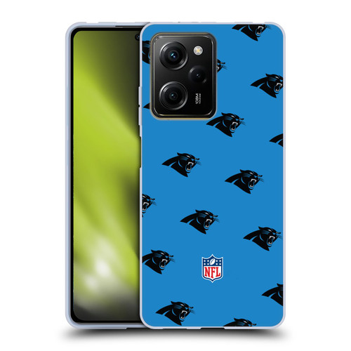 NFL Carolina Panthers Artwork Patterns Soft Gel Case for Xiaomi Redmi Note 12 Pro 5G