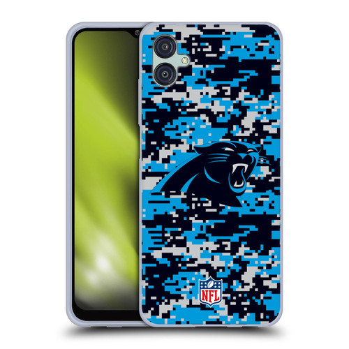 NFL Carolina Panthers Graphics Digital Camouflage Soft Gel Case for Samsung Galaxy M04 5G / A04e