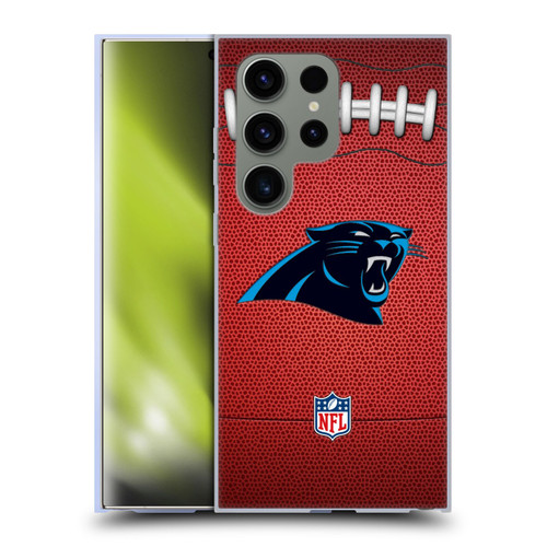 NFL Carolina Panthers Graphics Football Soft Gel Case for Samsung Galaxy S24 Ultra 5G