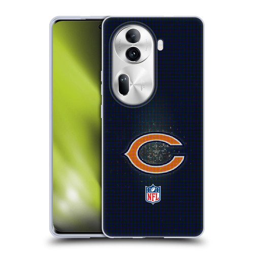 NFL Chicago Bears Artwork LED Soft Gel Case for OPPO Reno11 Pro