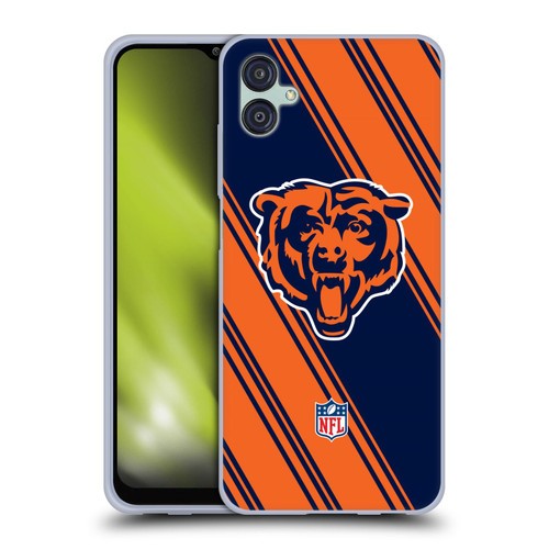NFL Chicago Bears Artwork Stripes Soft Gel Case for Samsung Galaxy M04 5G / A04e