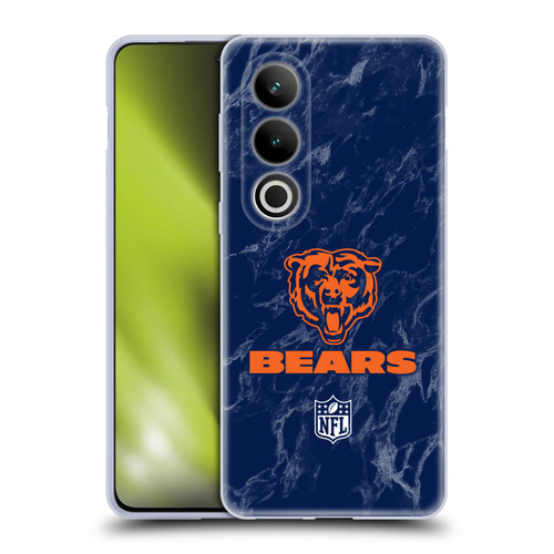 NFL Chicago Bears Graphics Coloured Marble Soft Gel Case for OPPO OnePlus Ace 3V 5G