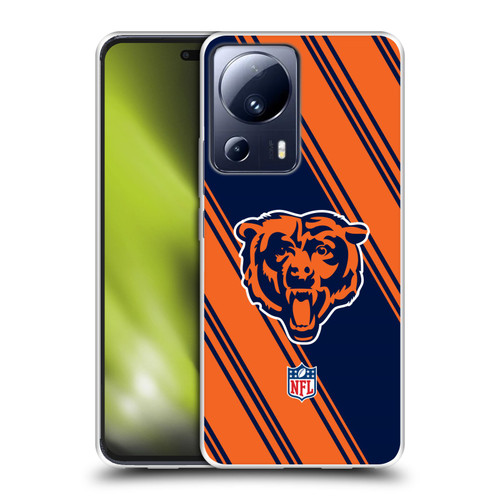 NFL Chicago Bears Artwork Stripes Soft Gel Case for Xiaomi 13 Lite 5G