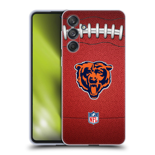 NFL Chicago Bears Graphics Football Soft Gel Case for Samsung Galaxy M55 5G