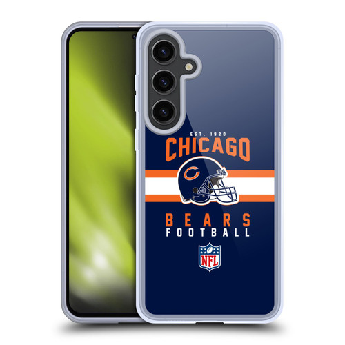 NFL Chicago Bears Graphics Helmet Typography Soft Gel Case for Samsung Galaxy S24+ 5G NFL Chicago Bears Graphics Helmet Typography Soft Gel Case for Samsung Galaxy S24+ 5G