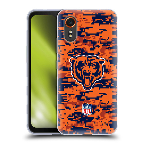 NFL Chicago Bears Graphics Digital Camouflage Soft Gel Case for Samsung Galaxy Xcover7 5G