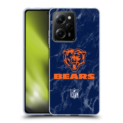 NFL Chicago Bears Graphics Coloured Marble Soft Gel Case for Xiaomi Redmi Note 12 Pro 5G