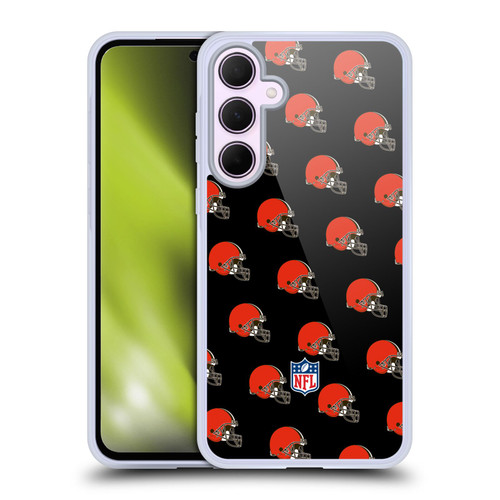 NFL Cleveland Browns Artwork Patterns Soft Gel Case for Samsung Galaxy A35 5G