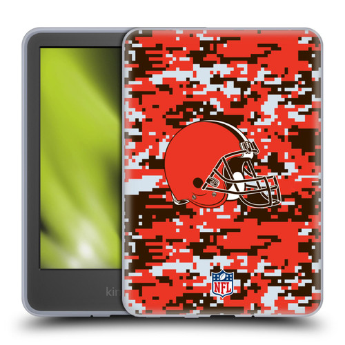 NFL Cleveland Browns Graphics Digital Camouflage Soft Gel Case for Amazon Kindle 11th Gen 6in 2022