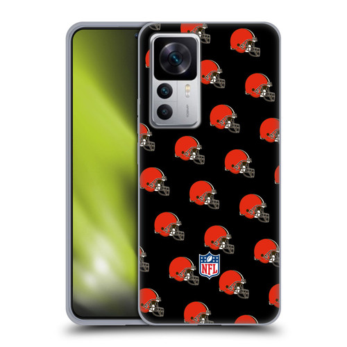 NFL Cleveland Browns Artwork Patterns Soft Gel Case for Xiaomi 12T 5G / 12T Pro 5G / Redmi K50 Ultra 5G