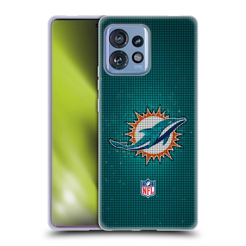 NFL Miami Dolphins Artwork LED Soft Gel Case for Motorola Moto Edge 40 Pro