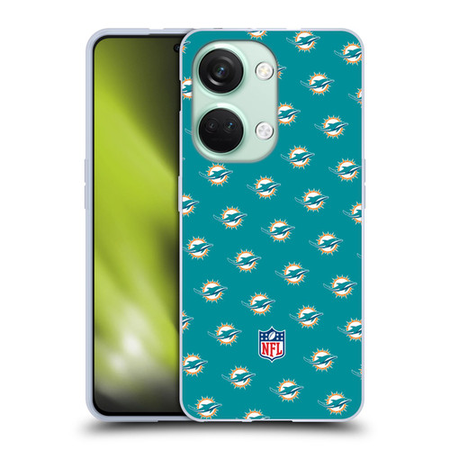 NFL Miami Dolphins Artwork Patterns Soft Gel Case for OnePlus Nord 3 5G