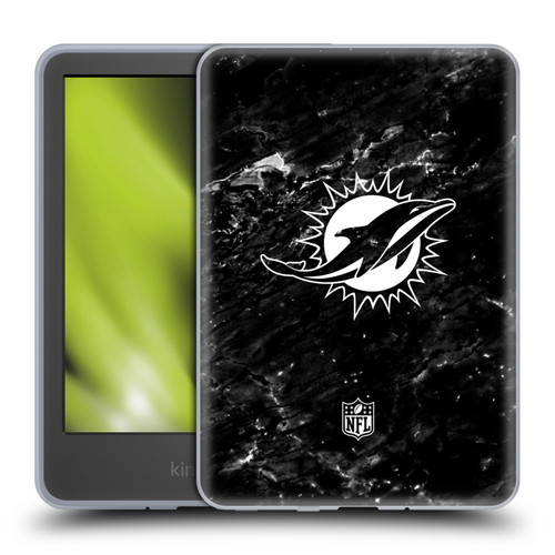 NFL Miami Dolphins Artwork Marble Soft Gel Case for Amazon Kindle 11th Gen 6in 2022