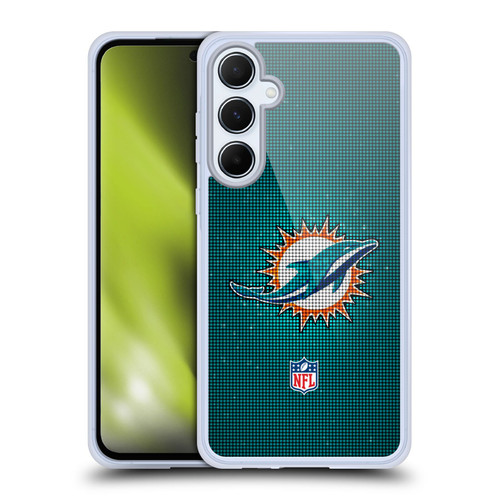 NFL Miami Dolphins Artwork LED Soft Gel Case for Samsung Galaxy A55 5G