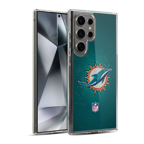 NFL Miami Dolphins Artwork LED Soft Gel Case for Samsung Galaxy S24 Ultra 5G