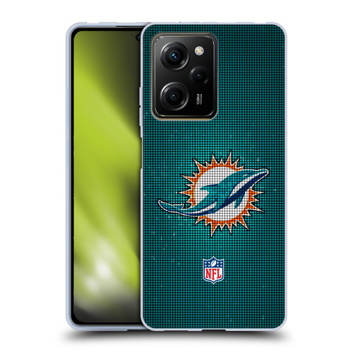 NFL Miami Dolphins Artwork LED Soft Gel Case for Xiaomi Redmi Note 12 Pro 5G