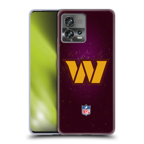 NFL Washington Football Team Artwork LED Soft Gel Case for Motorola Moto Edge 30 Fusion