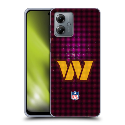 NFL Washington Football Team Artwork LED Soft Gel Case for Motorola Moto G14