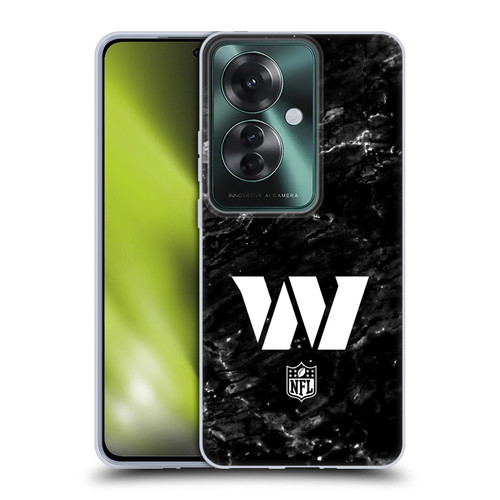 NFL Washington Football Team Artwork Marble Soft Gel Case for OPPO Reno11 F 5G / F25 Pro 5G