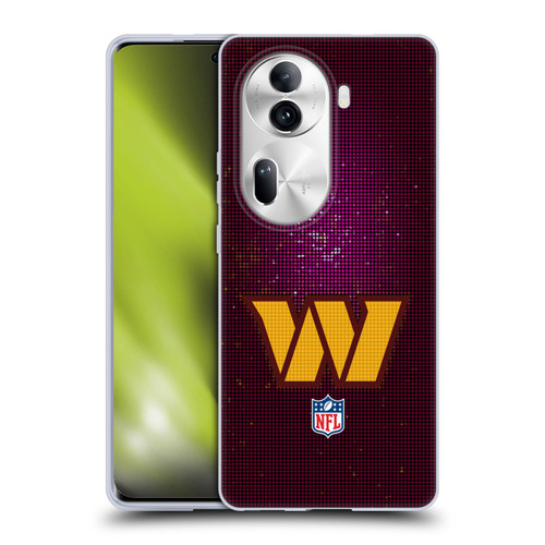 NFL Washington Football Team Artwork LED Soft Gel Case for OPPO Reno11 Pro