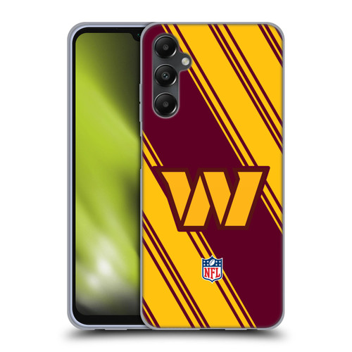 NFL Washington Football Team Artwork Stripes Soft Gel Case for Samsung Galaxy A05s