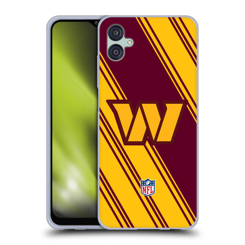 NFL Washington Football Team Artwork Stripes Soft Gel Case for Samsung Galaxy M04 5G / A04e