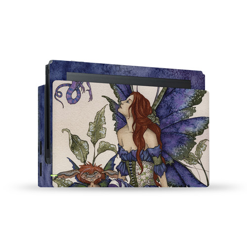 Amy Brown Fairy Art Bottom Of The Garden Pixie Vinyl Sticker Skin Decal Cover for Nintendo Switch Console & Dock