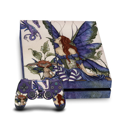 Amy Brown Fairy Art Bottom Of The Garden Pixie Vinyl Sticker Skin Decal Cover for Sony PS4 Console & Controller