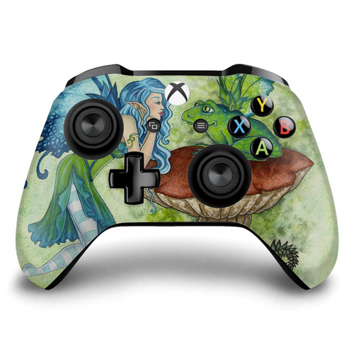 Amy Brown Fairy Art Frog Gossip Pixie Vinyl Sticker Skin Decal Cover for Microsoft Xbox One S / X Controller