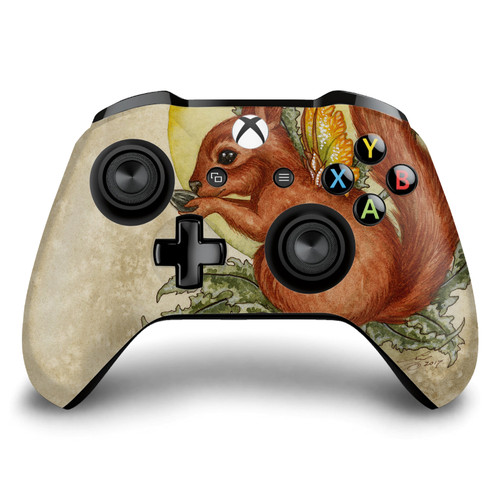 Amy Brown Fairy Art Squirrel Vinyl Sticker Skin Decal Cover for Microsoft Xbox One S / X Controller