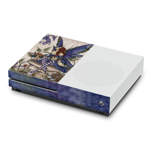 Amy Brown Fairy Art Bottom Of The Garden Pixie Vinyl Sticker Skin Decal Cover for Microsoft Xbox One S Console