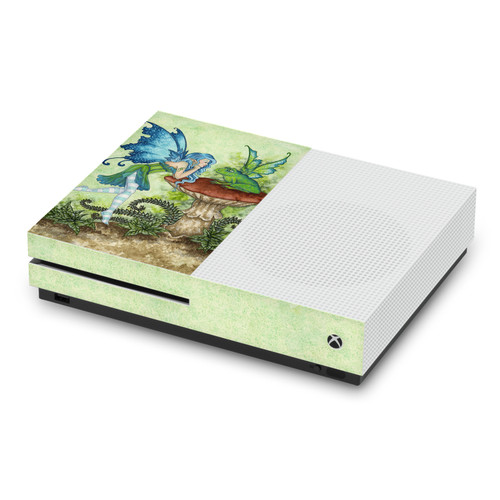 Amy Brown Fairy Art Frog Gossip Pixie Vinyl Sticker Skin Decal Cover for Microsoft Xbox One S Console