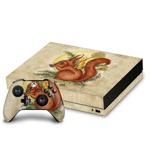 Amy Brown Fairy Art Squirrel Vinyl Sticker Skin Decal Cover for Microsoft Xbox One X Bundle