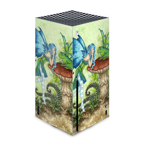 Amy Brown Fairy Art Frog Gossip Pixie Vinyl Sticker Skin Decal Cover for Microsoft Xbox Series X