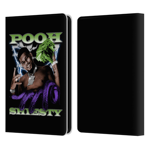 Pooh Shiesty Graphics Photo Leather Book Wallet Case Cover For Amazon Kindle 11th Gen 6in 2022