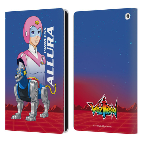 Voltron Character Art Princess Allura Leather Book Wallet Case Cover For Amazon Fire HD 8/Fire HD 8 Plus 2020