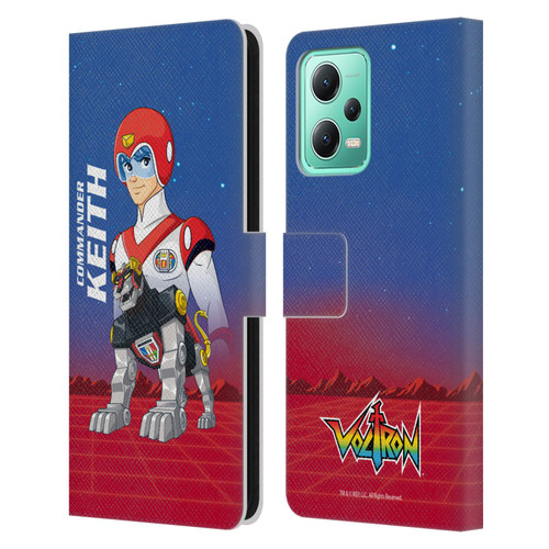 Voltron Character Art Commander Keith Leather Book Wallet Case Cover For Xiaomi Redmi Note 12 5G