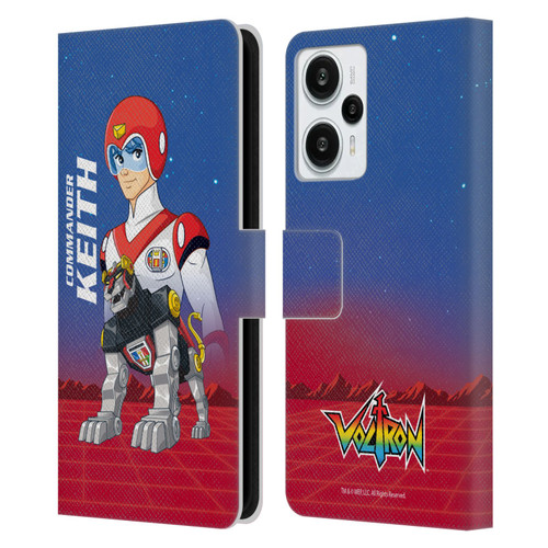 Voltron Character Art Commander Keith Leather Book Wallet Case Cover For Xiaomi Redmi Note 12T