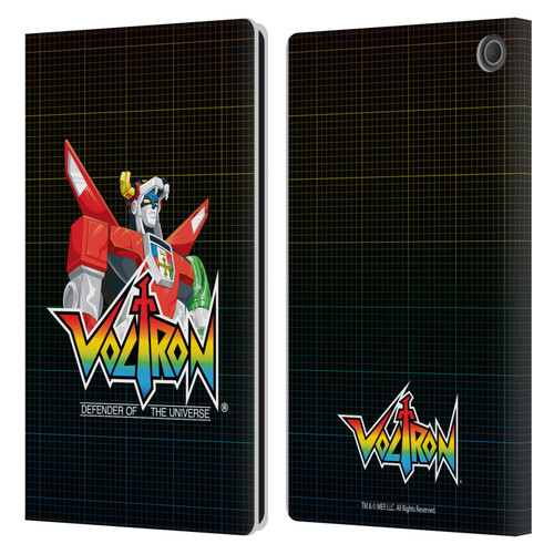 Voltron Graphics Defender Of The Universe Leather Book Wallet Case Cover For Amazon Fire Max 11 2023