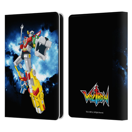 Voltron Graphics Galaxy Nebula Robot Leather Book Wallet Case Cover For Amazon Kindle 11th Gen 6in 2022