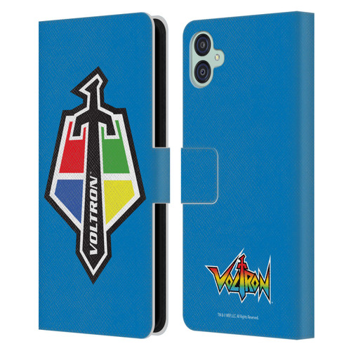 Voltron Graphics Badge Logo Leather Book Wallet Case Cover For Samsung Galaxy M04 5G / A04e