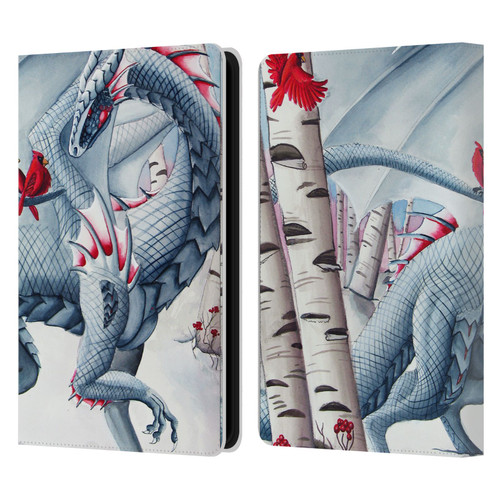 Carla Morrow Dragons Lady Of The Forest Leather Book Wallet Case Cover For Amazon Kindle Paperwhite 5 (2021)