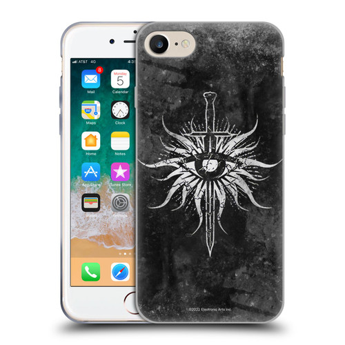 EA Bioware Dragon Age Heraldry Inquisition Distressed Soft Gel Case for Apple iPhone 7 / 8 / SE 2020 & 2022